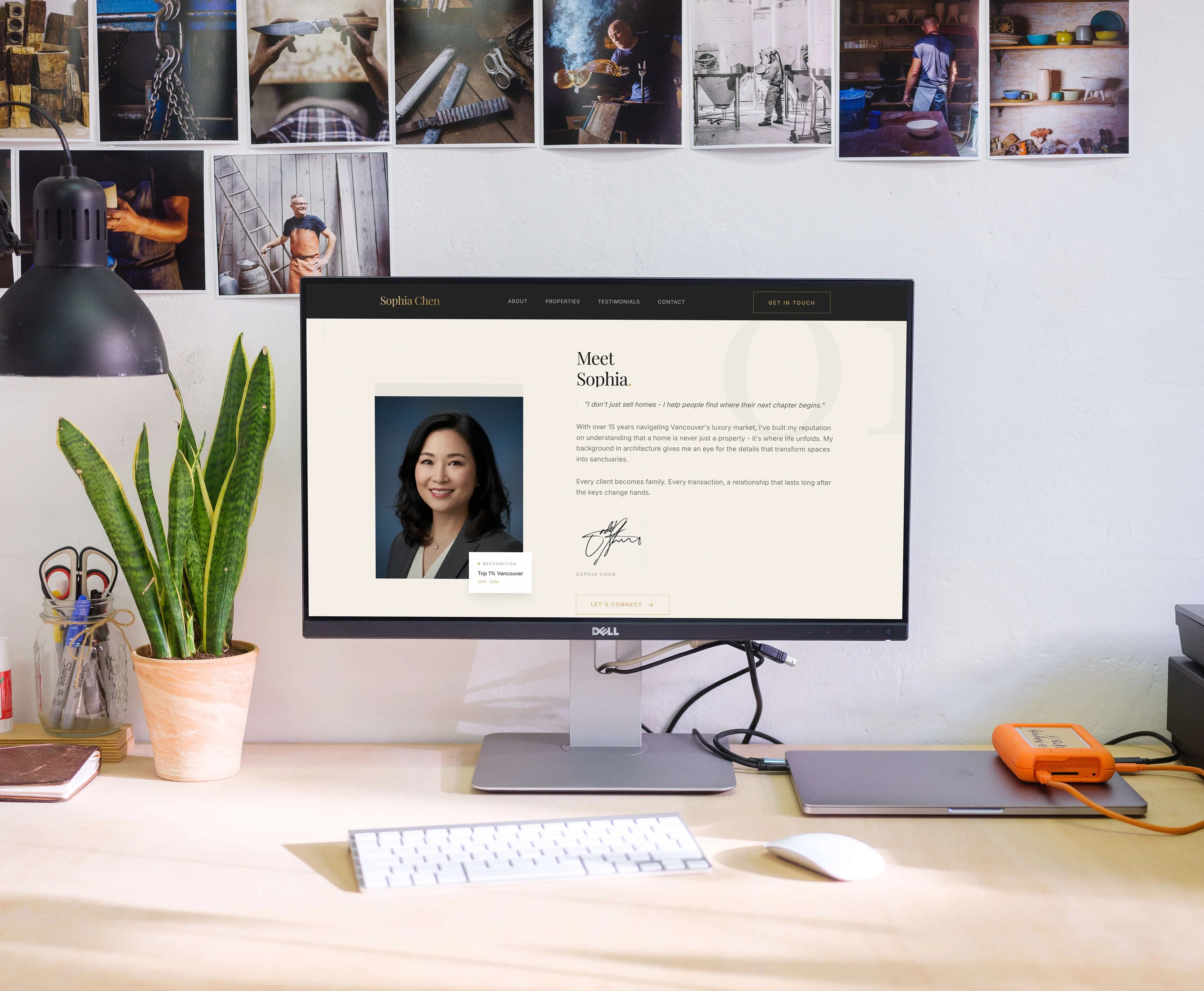 Sophia Chen Realtor - Designing seamless fintech solutions. | Web design project by Cloverfield Studio Vancouver BC